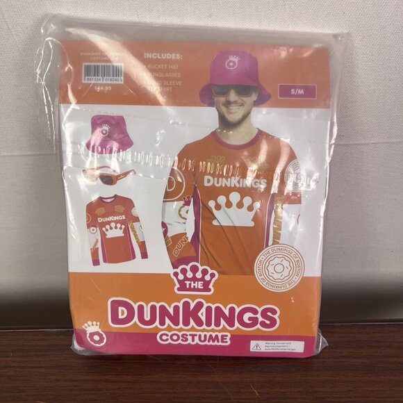 Dunkin’ 2024 The Dunkings Halloween Costume Size S/M Small/Medium - Picture 1 of 6